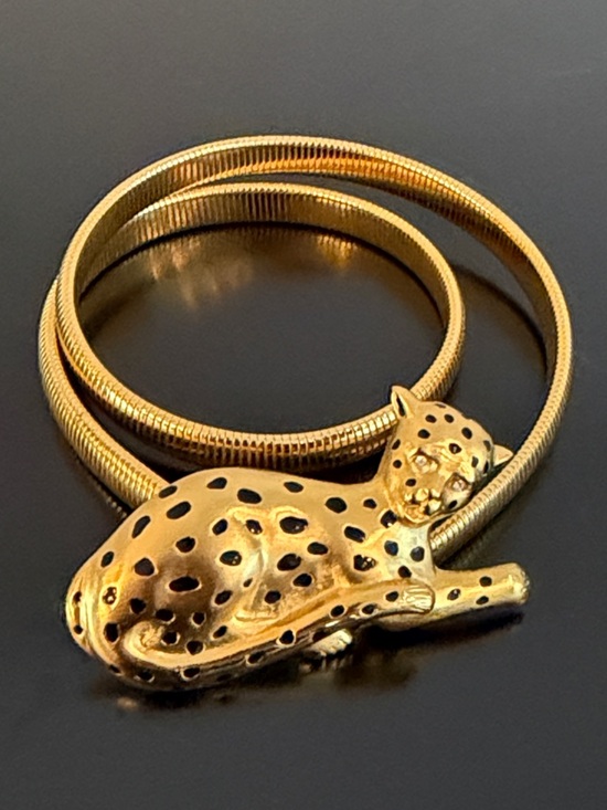 Doreen Ryan Accessories - 90s Vintage Doreen Ryan Leopard Statement Waist Belt